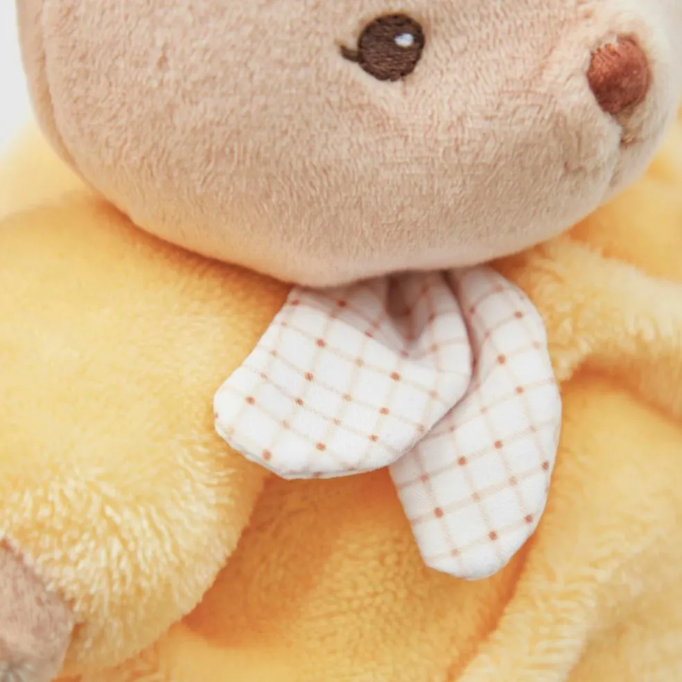 Peluche Patapouf Lapin jaune (17 cm)