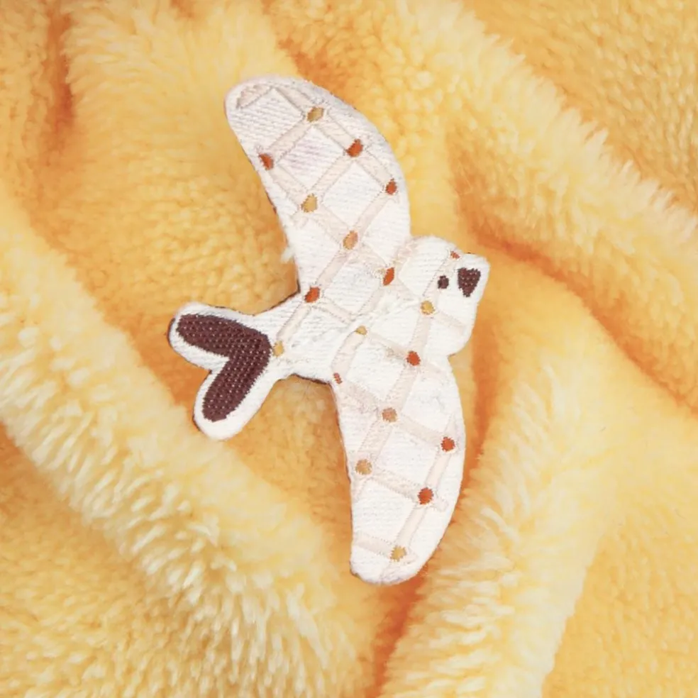 Peluche Patapouf Lapin jaune (17 cm)