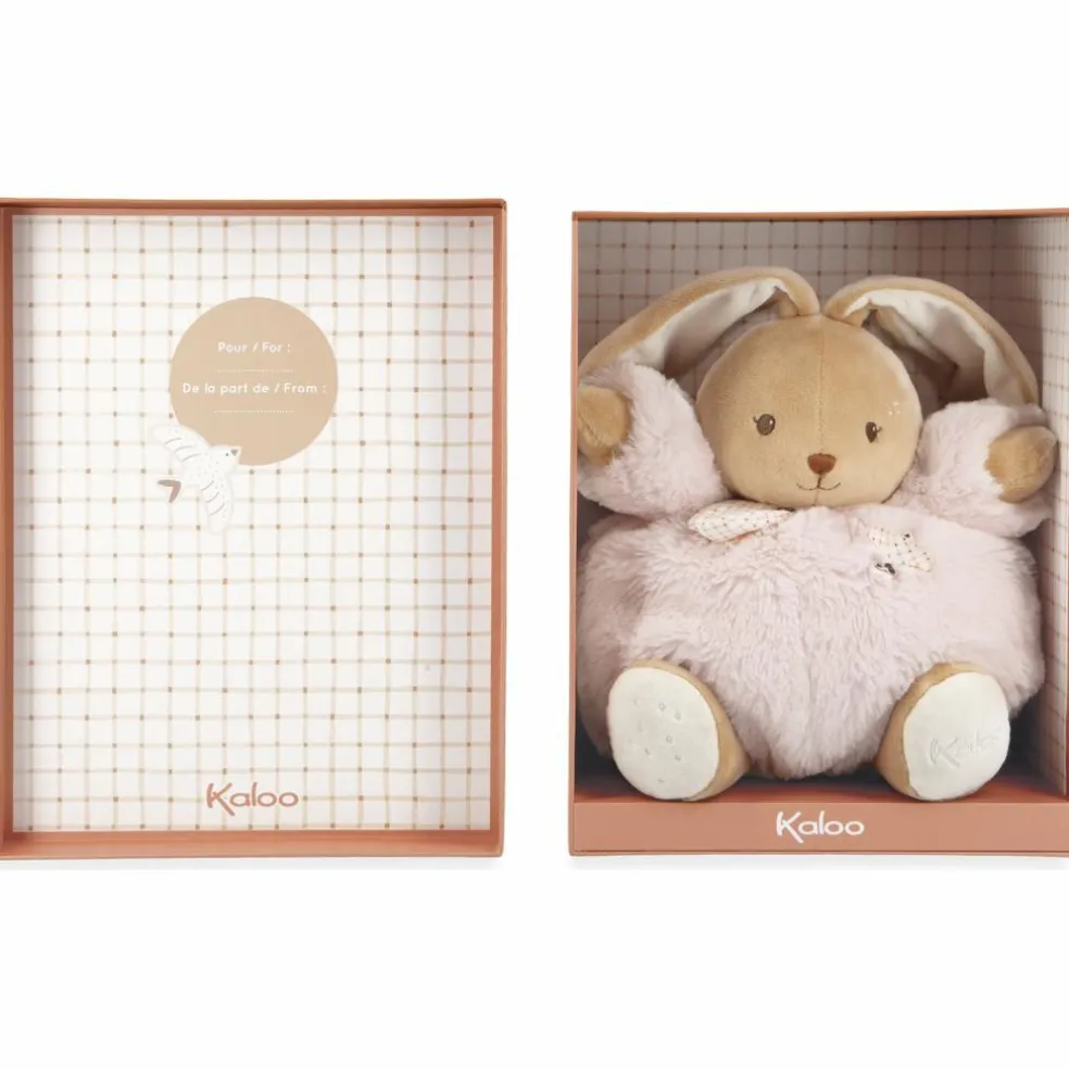 Peluche Patapouf Lapin rose (25 cm)