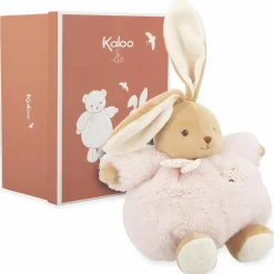 Peluche Patapouf Lapin rose (25 cm)