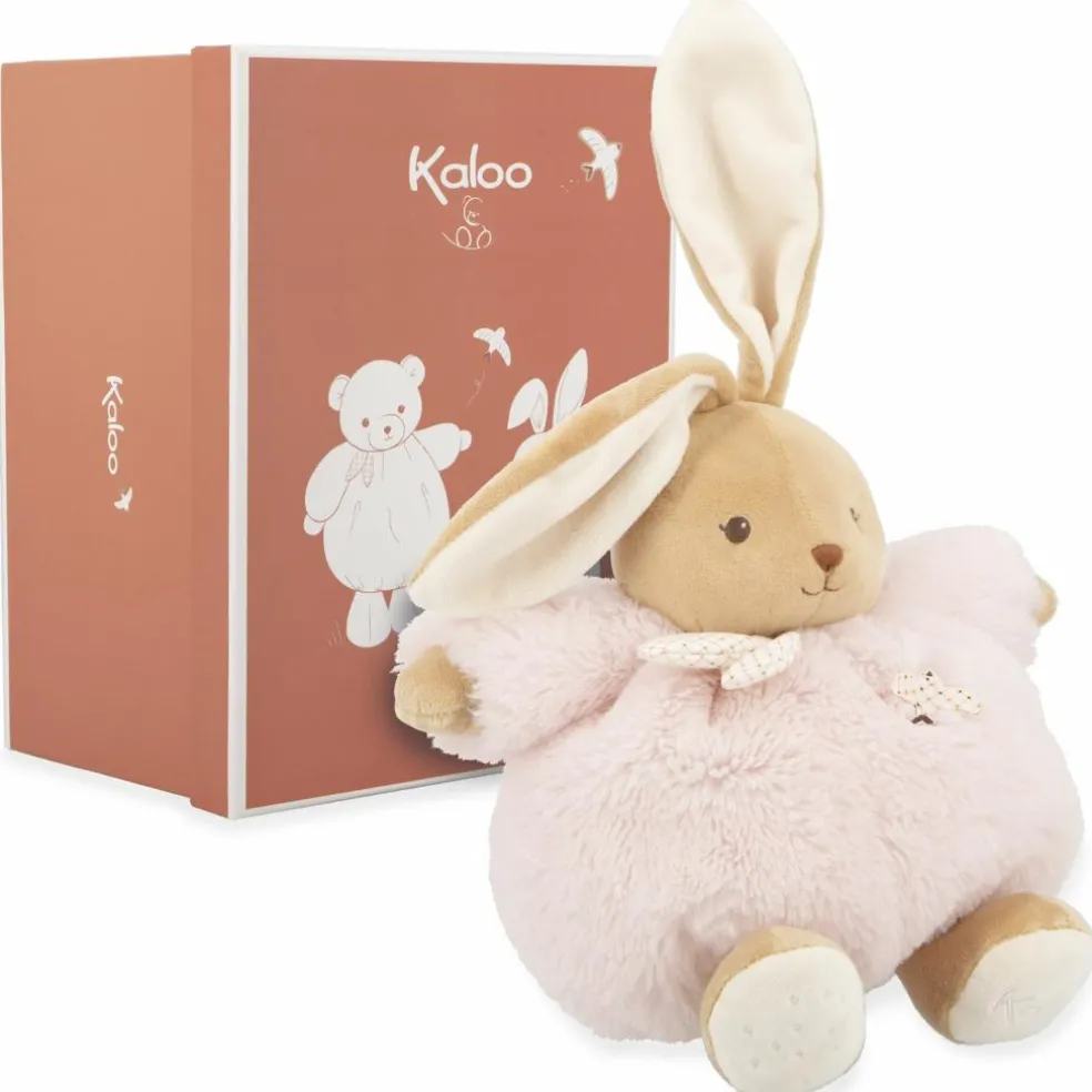 Peluche Patapouf Lapin rose (25 cm)