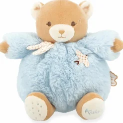 Peluche Patapouf Ours bleu (17 cm)