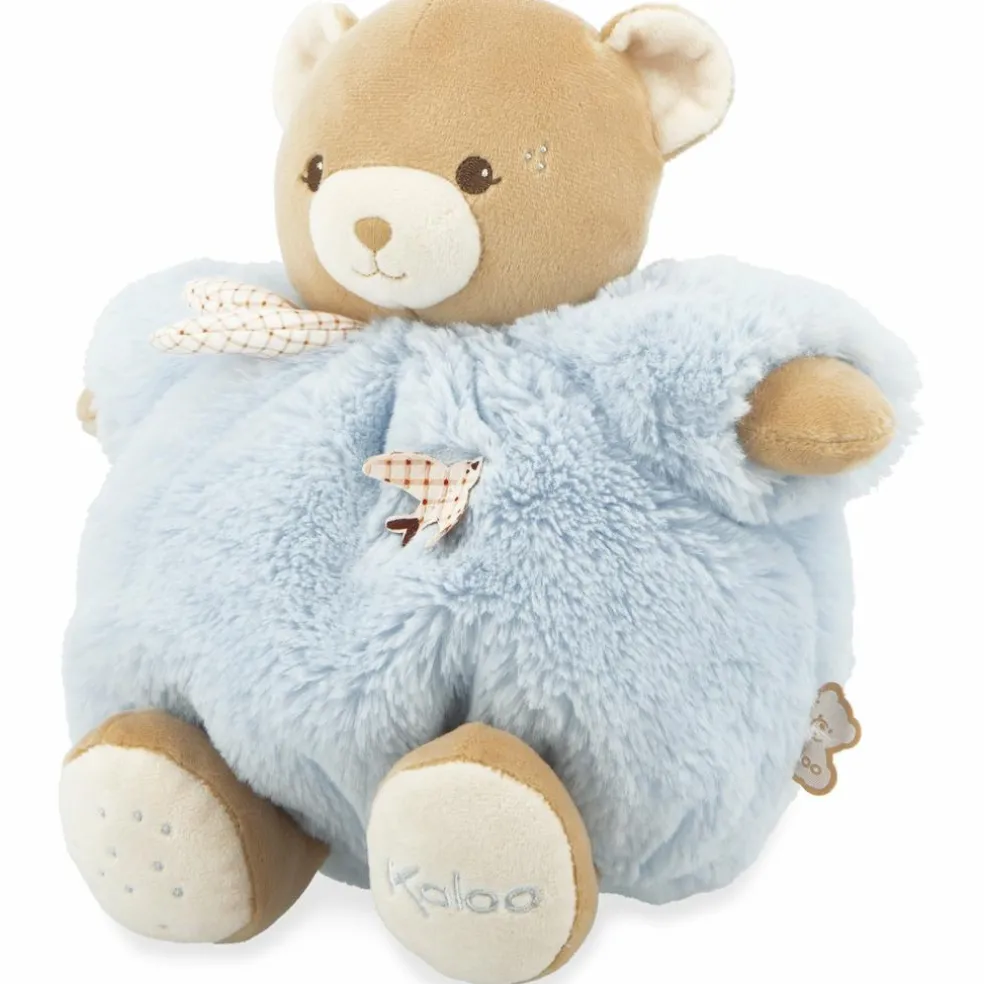 Peluche Patapouf Ours bleu (25 cm)