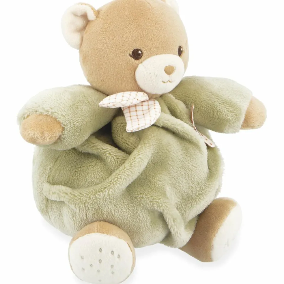 Peluche Patapouf Ours vert (17 cm)