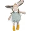 Peluche Petit lapin sauge Trois petits lapins (30 cm)
