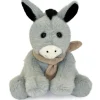 Peluche petit âne foulard (14 cm)