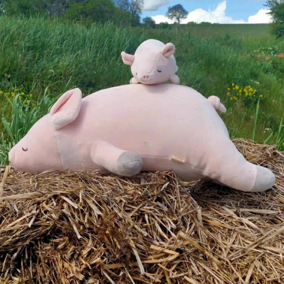 Peluche Pinkie le cochon (55 cm)