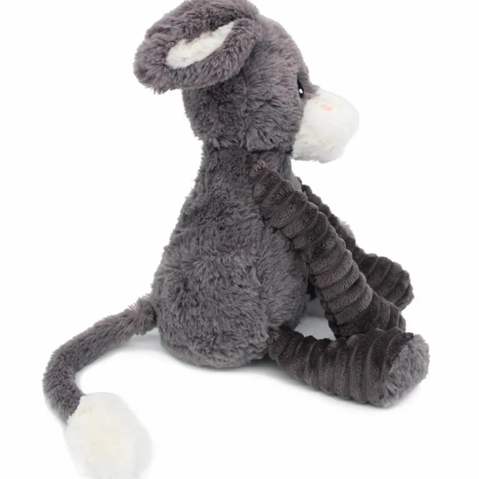 Peluche Poitou maman et bébé Les Ptipotos Gris (35 cm)