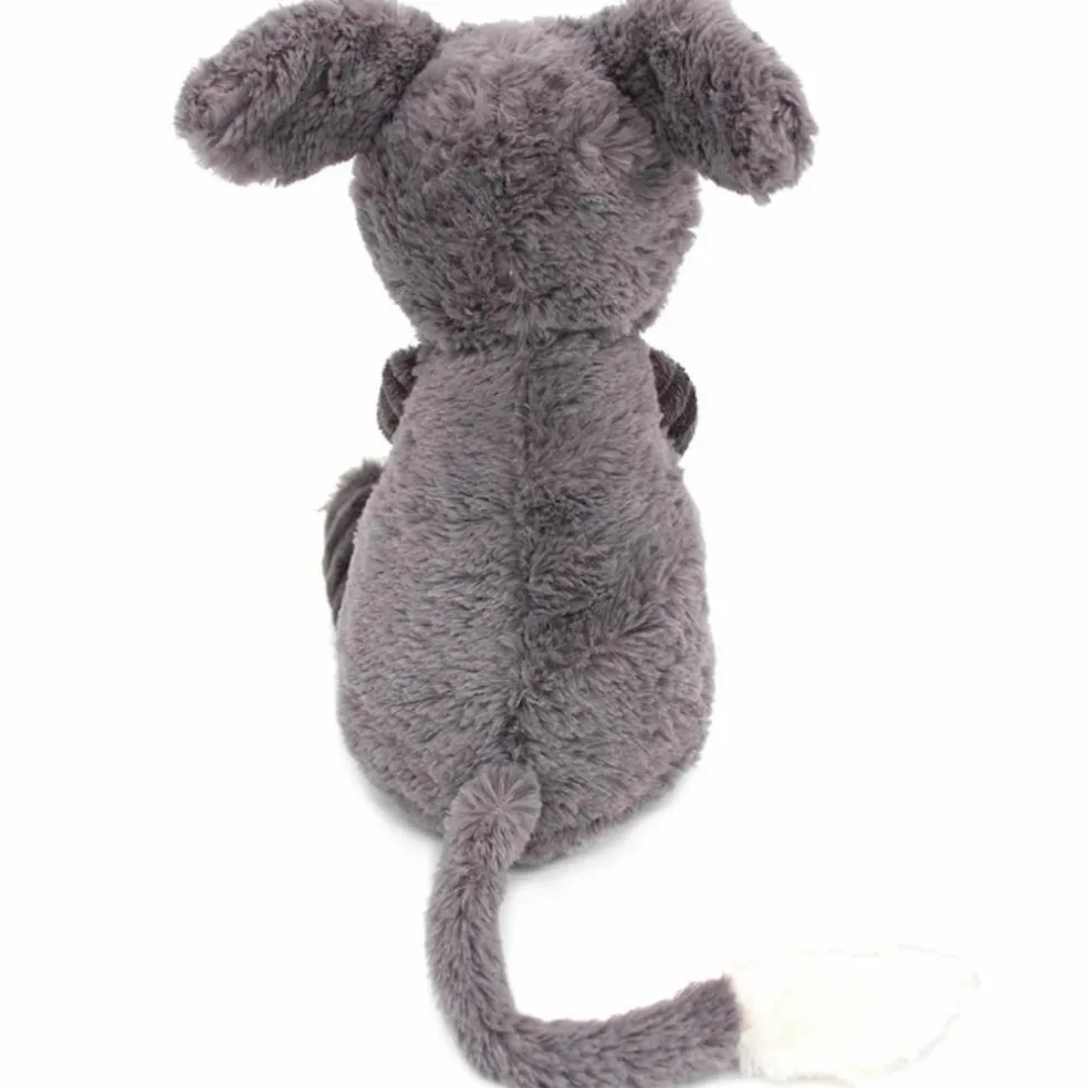 Peluche Poitou maman et bébé Les Ptipotos Gris (35 cm)