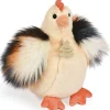 Peluche poule beige Les Poulettes Champêtres Chics (20 cm)