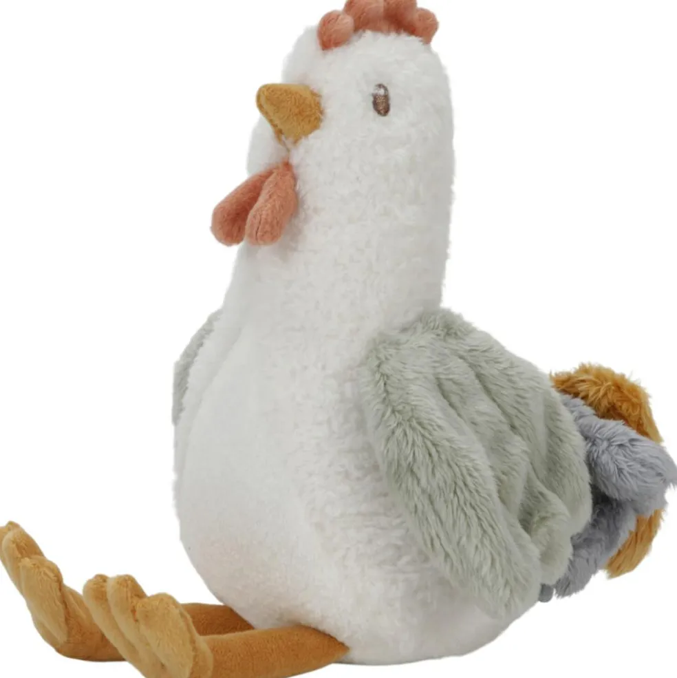 Peluche poule Little Farm (17 cm)