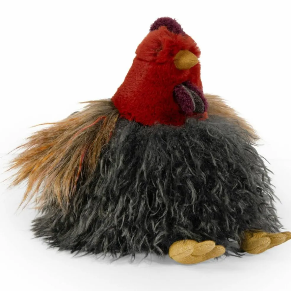 Peluche Poule Tout autour du monde (28 cm)