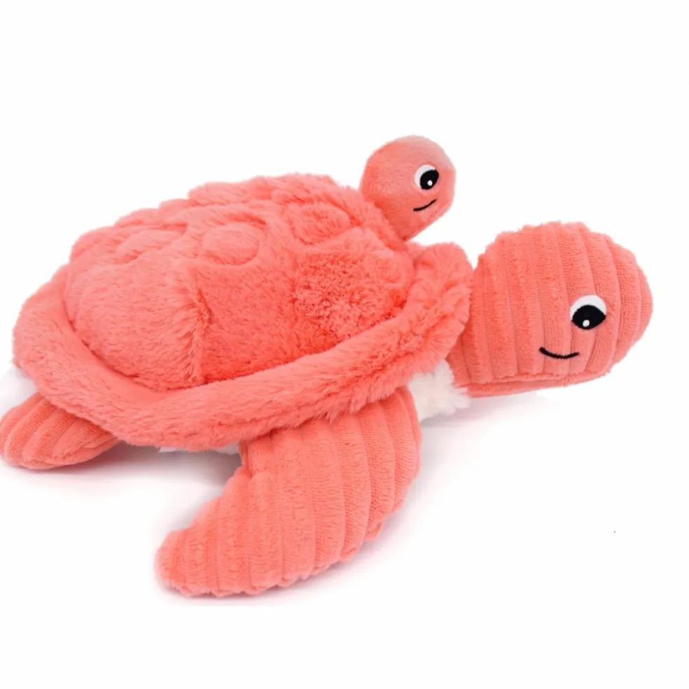 Peluche Sauvenou maman et bébé Les Ptipotos Corail (29 cm)