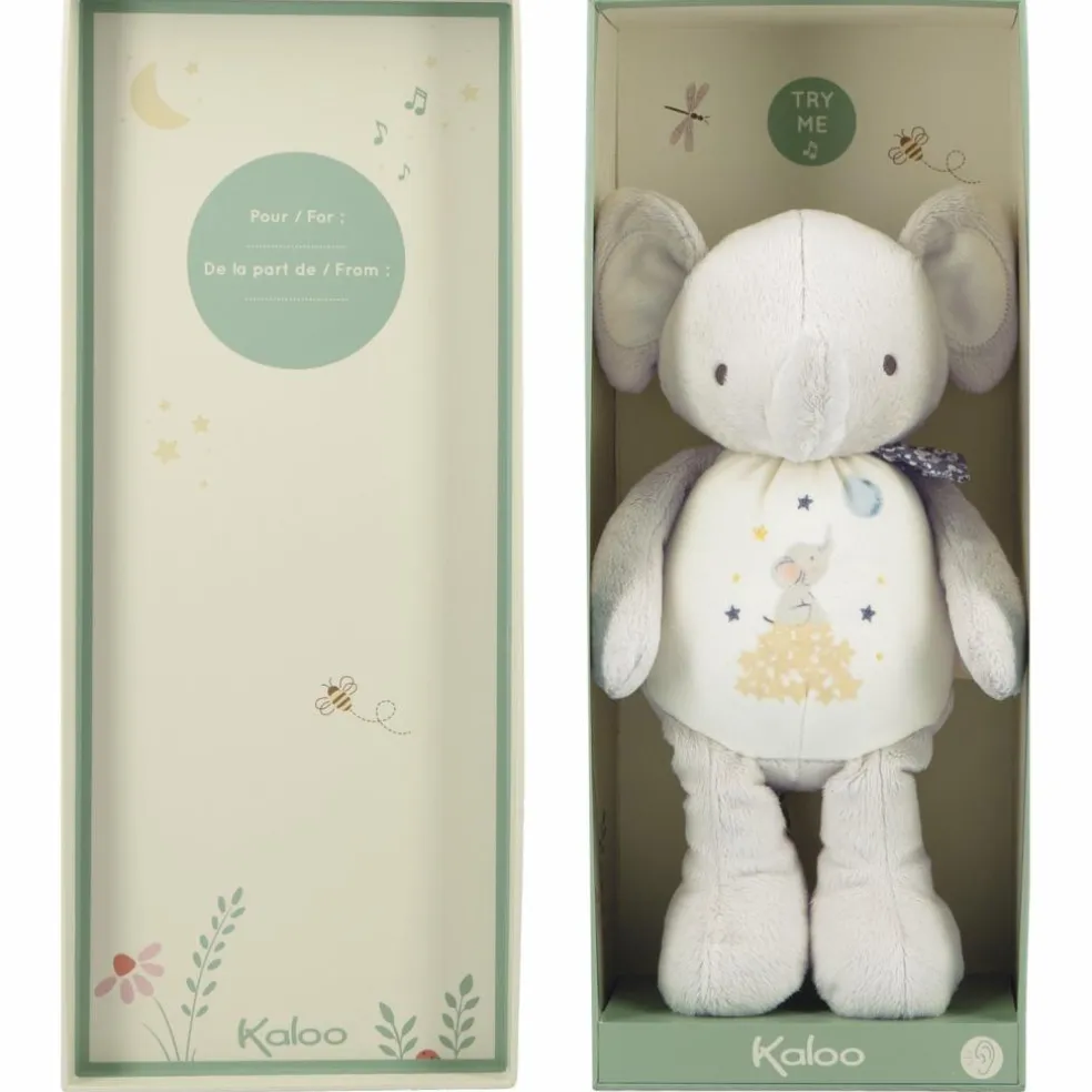 Peluche sonore Eléphant (28 cm)