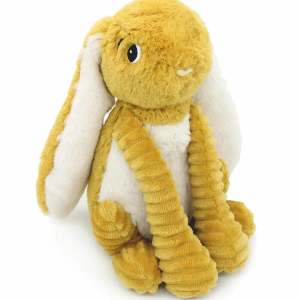 Peluche Toudou maman et bébé Les Ptipotos Moutarde (25 cm)