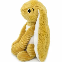 Peluche Toudou maman et bébé Les Ptipotos Moutarde (25 cm)