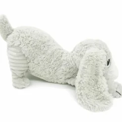 Peluche Toutou maman et bébé Les Ptipotos Gris clair (34 cm)