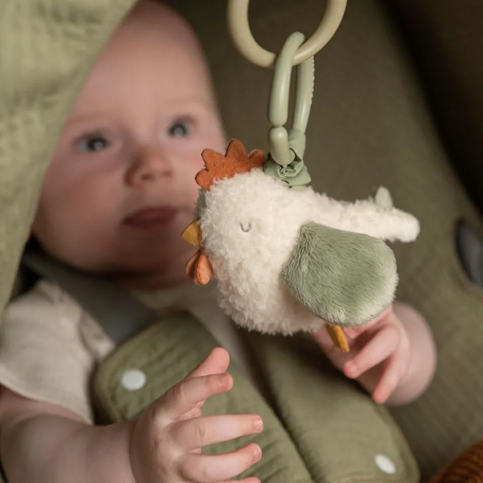 Peluche vibrante poule Little Farm