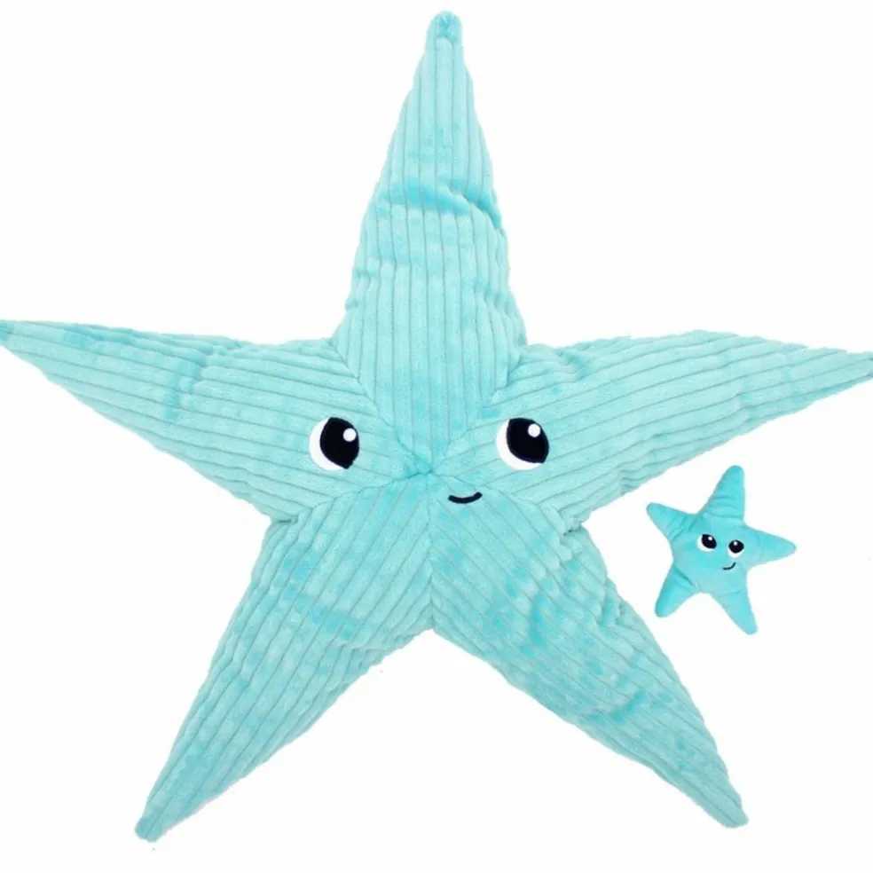 Peluche Wahou maman et bébé Les Ptipotos Aqua (62 cm)