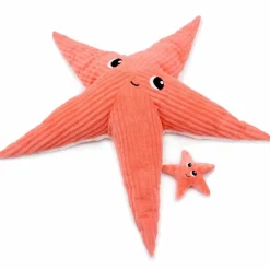 Peluche Wahou maman et bébé Les Ptipotos Corail (62 cm)