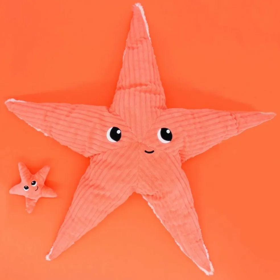 Peluche Wahou maman et bébé Les Ptipotos Corail (62 cm)