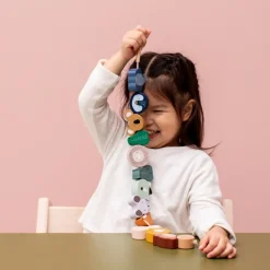 Perles en bois à enfiler All Animals