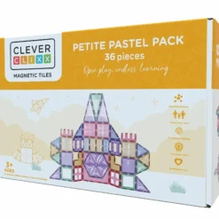 Petit kit de construction magnétiques couleur pastel (36 pièces)