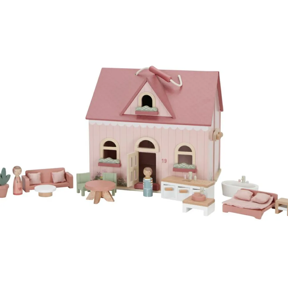 Petite maison de poupée en bois