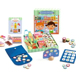 Petite épicerie en bois gourmandises Mia & Léo