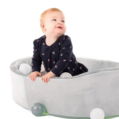 Piscine à balles grise