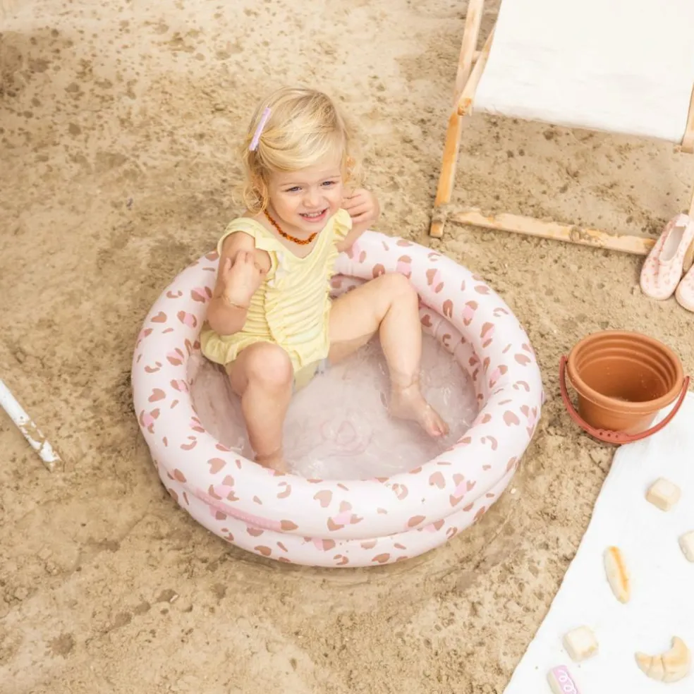 Piscine bébé Léopard vieux rose (60 cm)