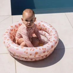 Piscine bébé Léopard vieux rose (60 cm)