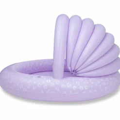 Piscine enfant avec auvent Léopard lila (100 cm)