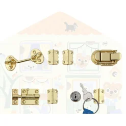 Planche à cadenas en bois Cabanalock