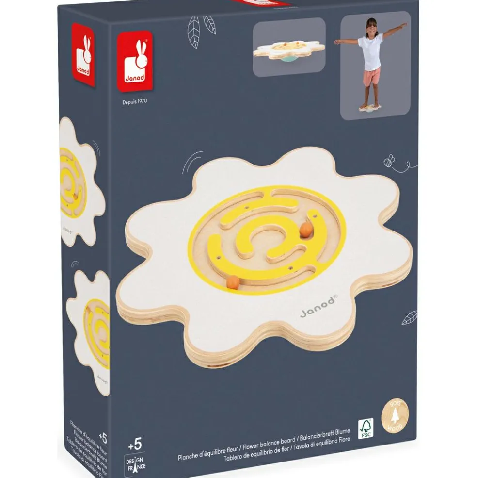 Planche d'équilibre en bois Fleur Sweet Cocoon
