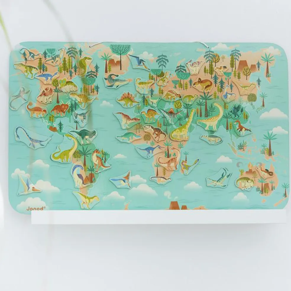 Planisphère magnétique Dino (50 pièces)