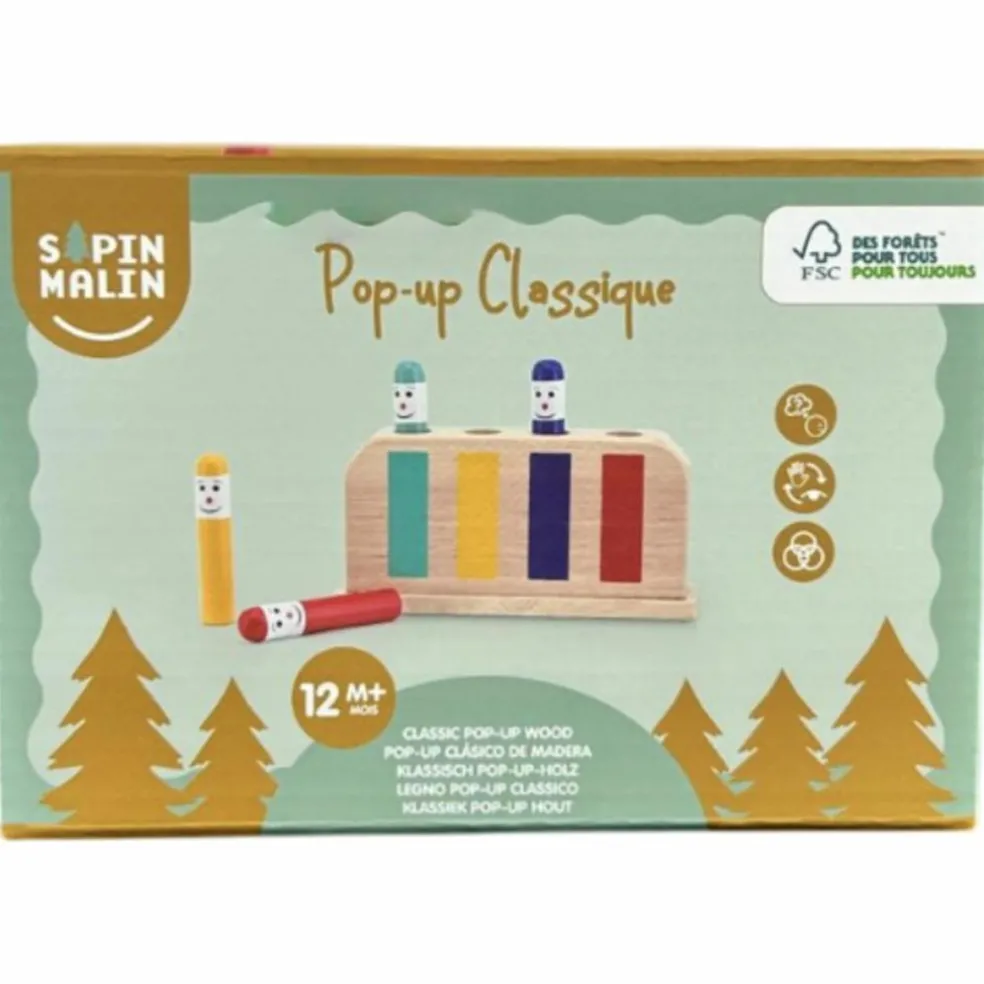 Pop up en bois Classique