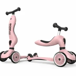 Porteur évolutif en trottinette Highwaykick 1 Rose