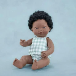 Poupée garçon africain (38 cm)