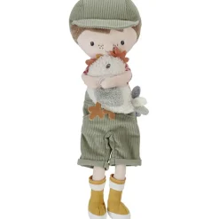 Poupée Jim ferme avec poule (35 cm)