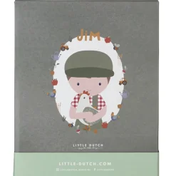 Poupée Jim ferme avec poule (35 cm)