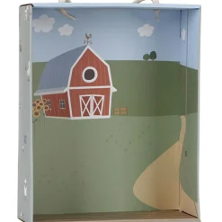 Poupée Jim ferme avec poule (35 cm)