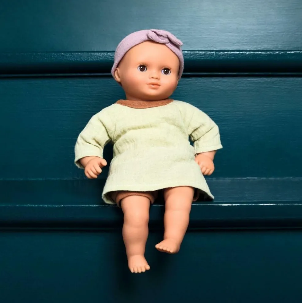 Poupon bébé Pistache (34 cm)