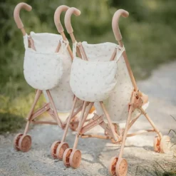 Poussette pour poupée en métal White Meadows