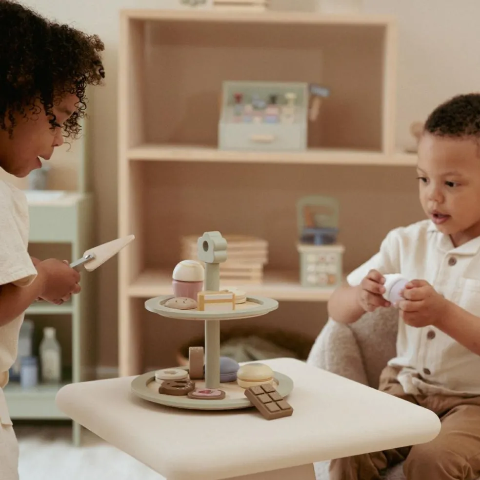 Présentoir à pâtisseries en bois