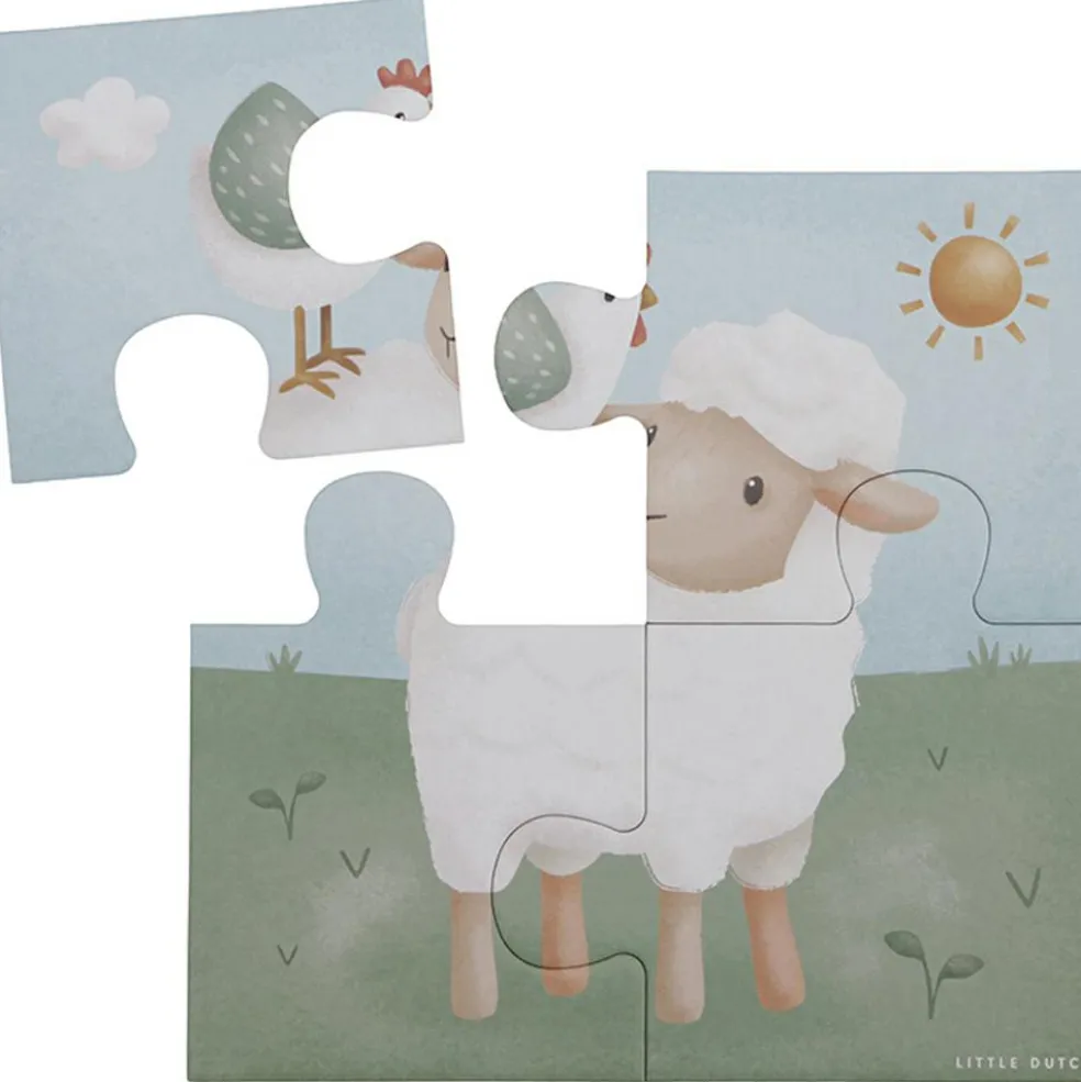 Puzzle 4 en 1 Little Farm