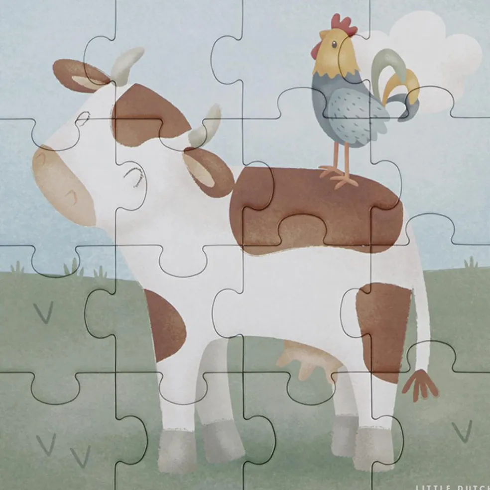 Puzzle 4 en 1 Little Farm