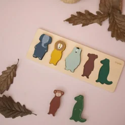 Puzzle à encastrement en bois Animaux