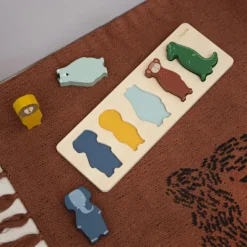 Puzzle à encastrement en bois Animaux