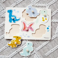 Puzzle à encastrer Dinos (7 pièces)